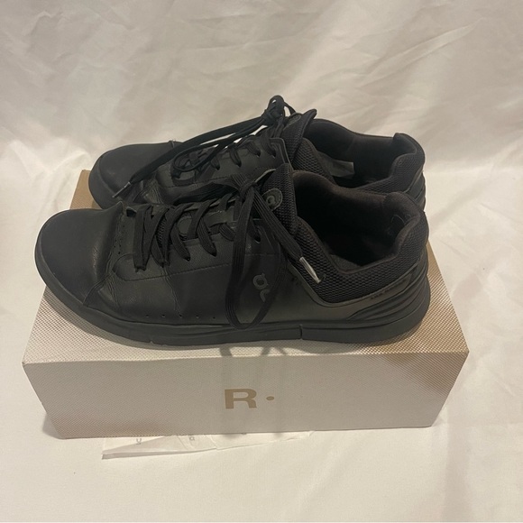 On Running Roger Advantage Size 12 Men’s All Black - Picture 2 of 11